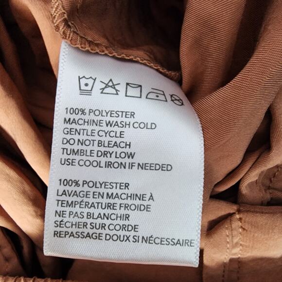 Urban Outfitters Burnt Orange Elastic Waist Beach Pants | Women's Medium - Picture 12 of 12